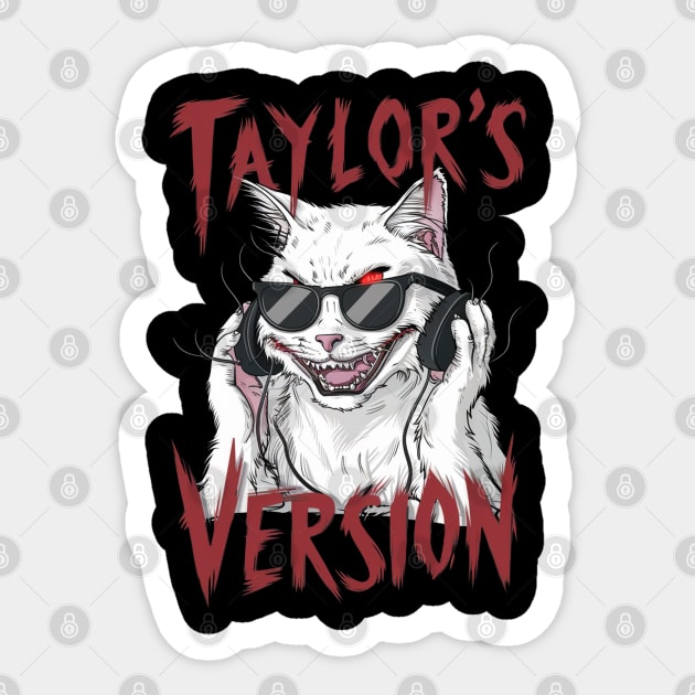 taylors cat version Sticker by Aldrvnd